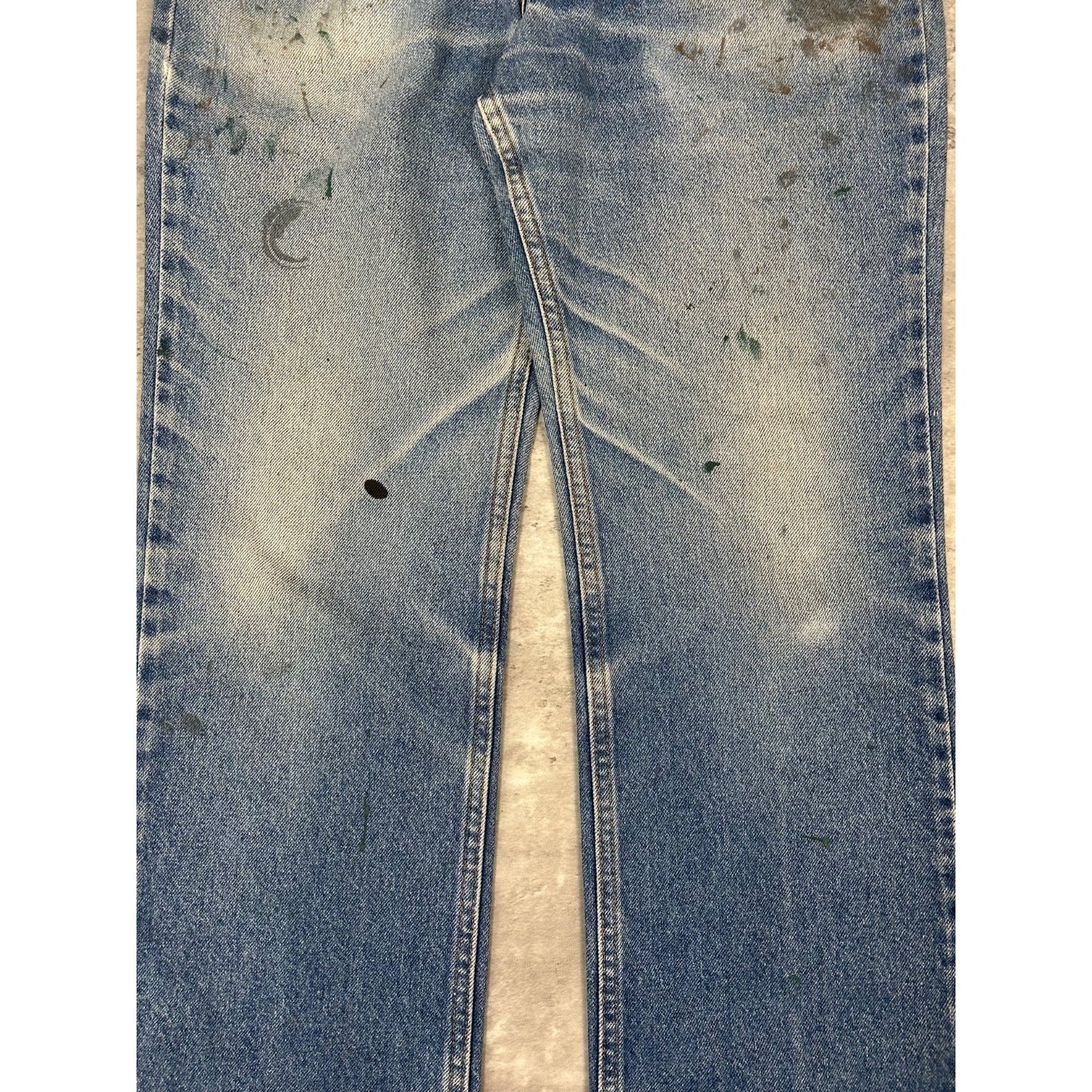 Vintage Levis 517 Red Tab Medium Wash Denim Pants Size 33 Blue