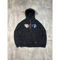 Vintage Y2K Billabong Embroidered Spellout Full Zip Sweatshirt Size XL