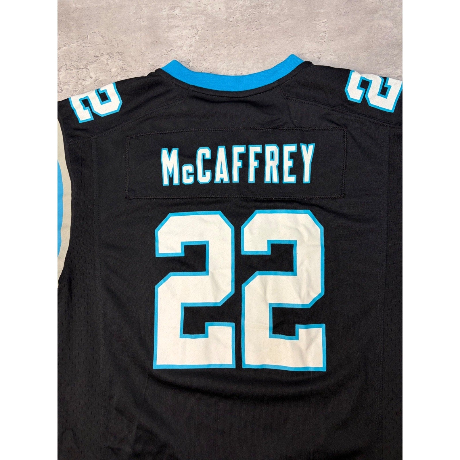 Christian McCaffrey #22 Carolina Panthers NFL Football Jersey Size XL YOUTH
