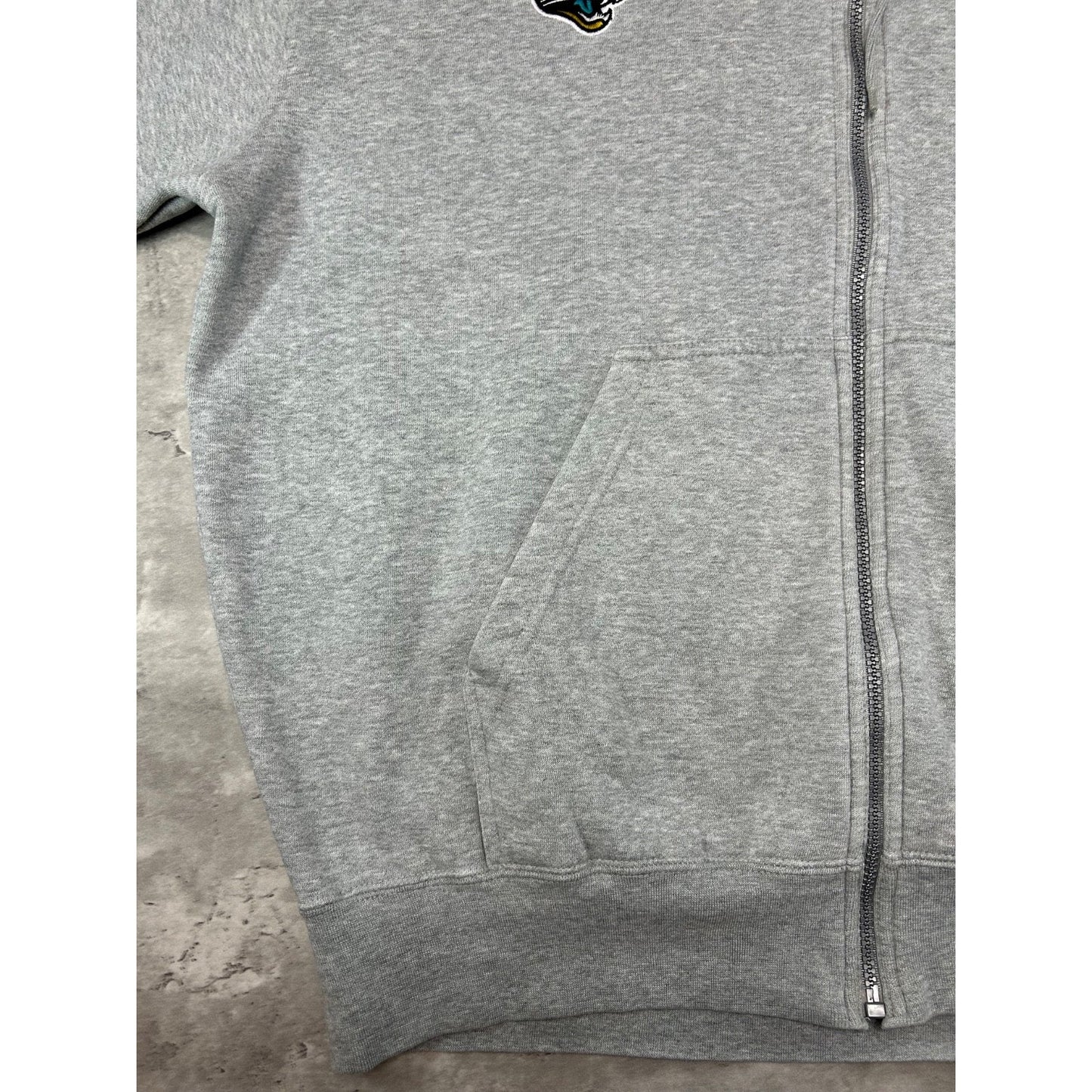 Vintage Jacksonville Jaguars NFL Full Zip Hooded Nike Sweatshirt Size Large