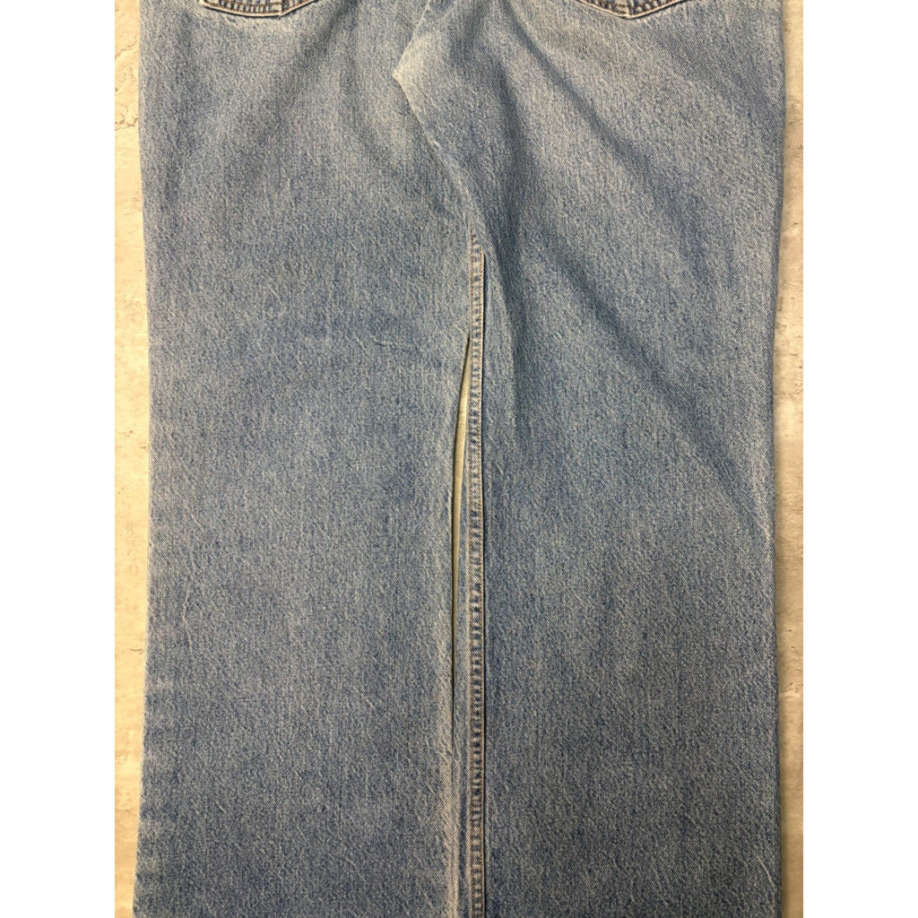 Vintage 90s Levis 517 Red Tab Medium Wash Boot Cut Denim Pants Size 36