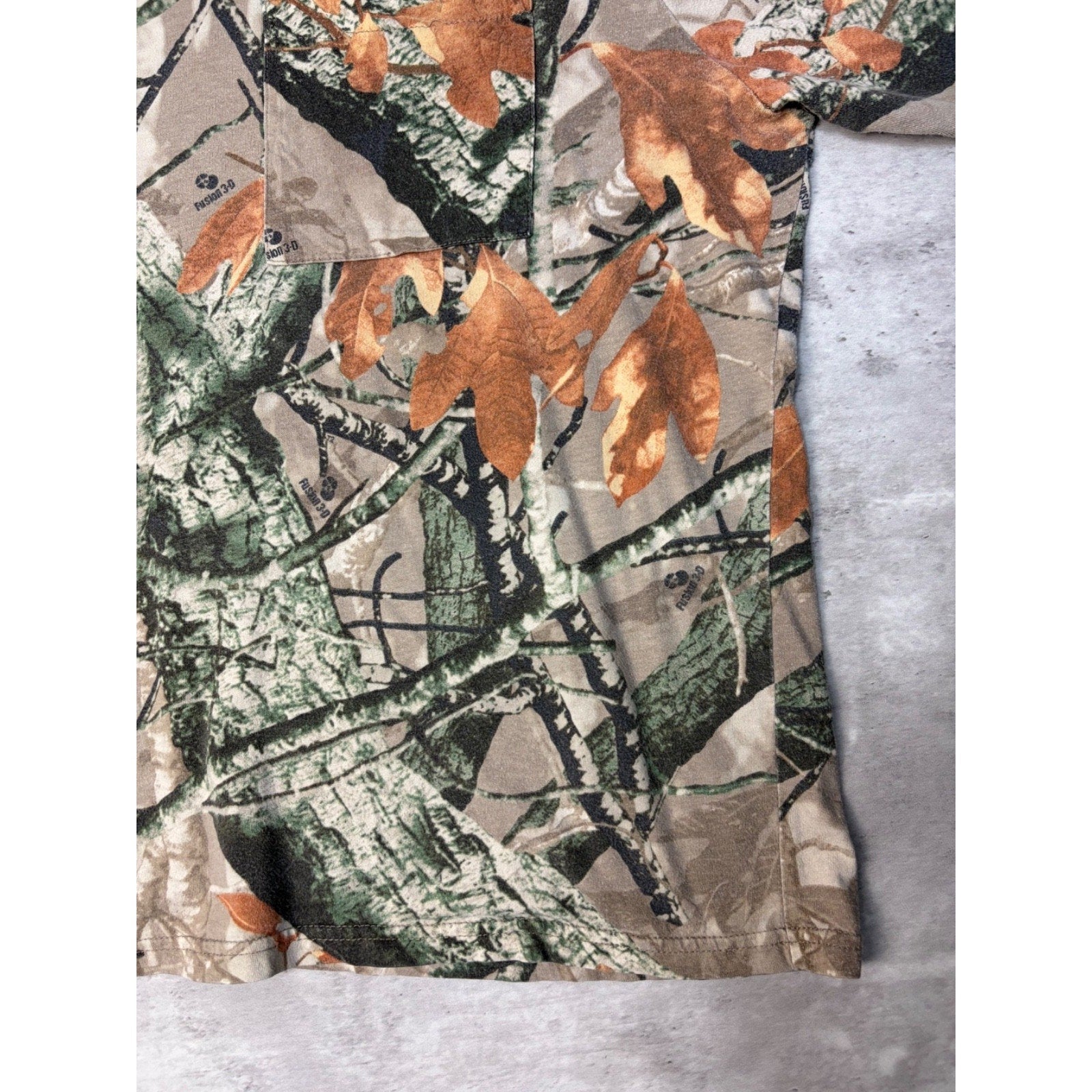 Vintage Outfiters Ridge Fusion 3D Hunting Camo Longsleeve T-Shirt Size 2XL