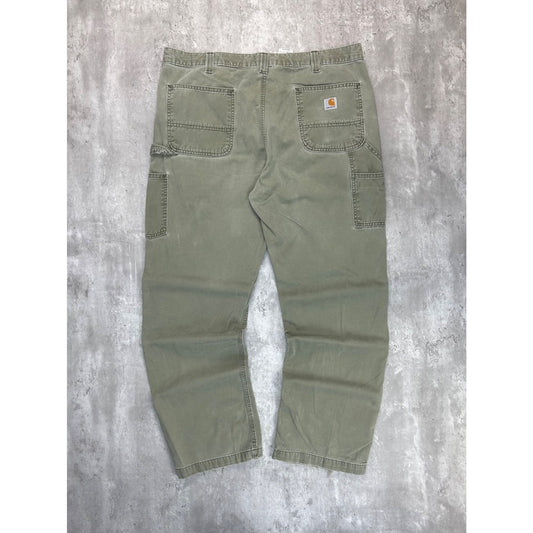 Vintage Carhartt Canvas Workwear Five Pocket Pants Size 40 Green