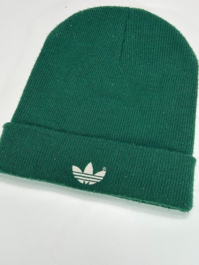 Vintage Adidas Embroidered Trefoil Toque Hat OSFA