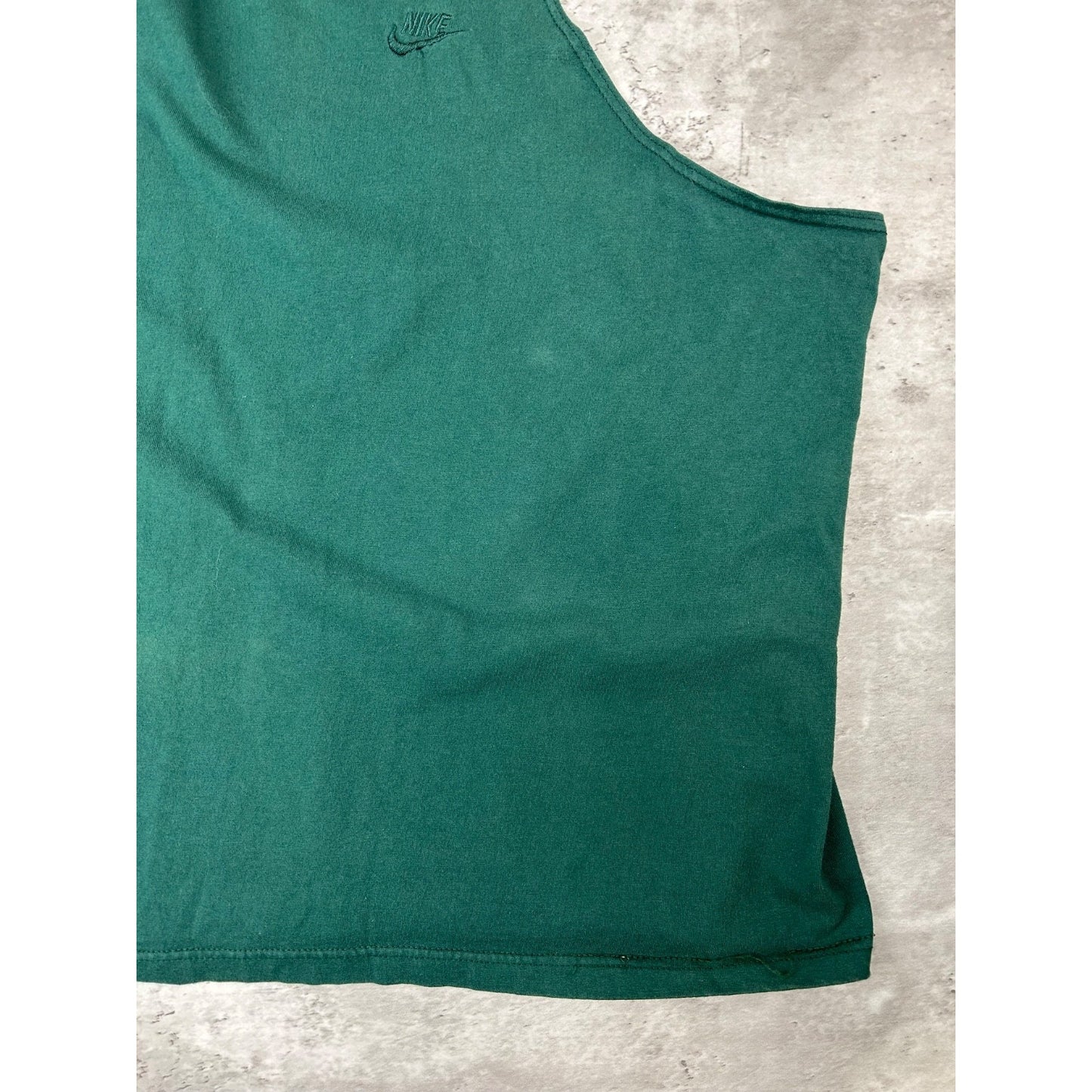 Vintage 90s Nike Tonal Embroidered Mini Swoosh Sleeveless T-Shirt Size XL