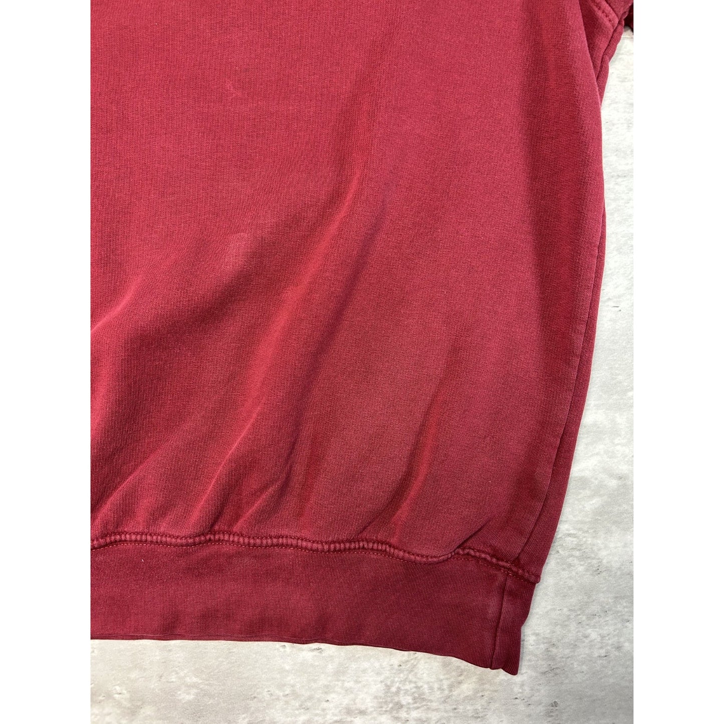 Vintage 2000s Nike Embroidered Mini Swoosh Crewneck Sweatshirt Size XL Maroon