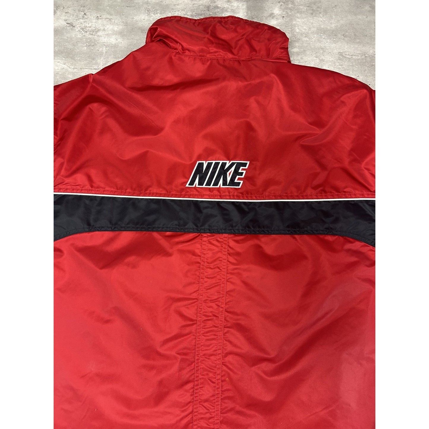 Vintage 2000s Nike Embroidered Swoosh Insulated Full Zip Jacket Size XXL