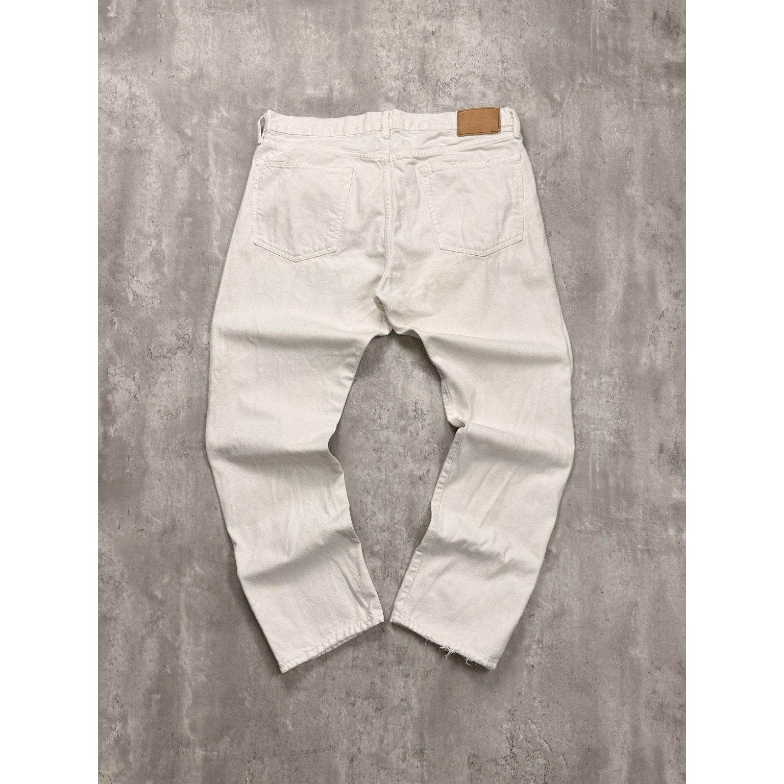 Vintage Polo Ralph Lauren White Denim Pants Size 38