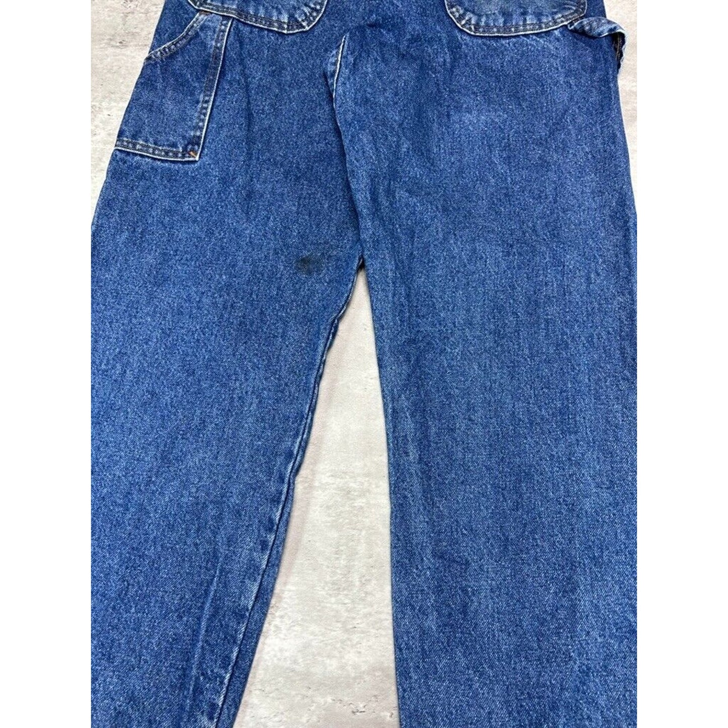 Wrangler Riggs FR HRC2 Dark Wash Denim Workwear Carpenter Pants Size 31