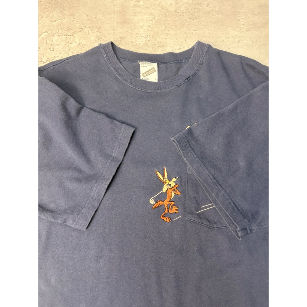 1998 Looney Tunes Cartoon Character Graphic Tv Show Promo T-Shirt Size Large