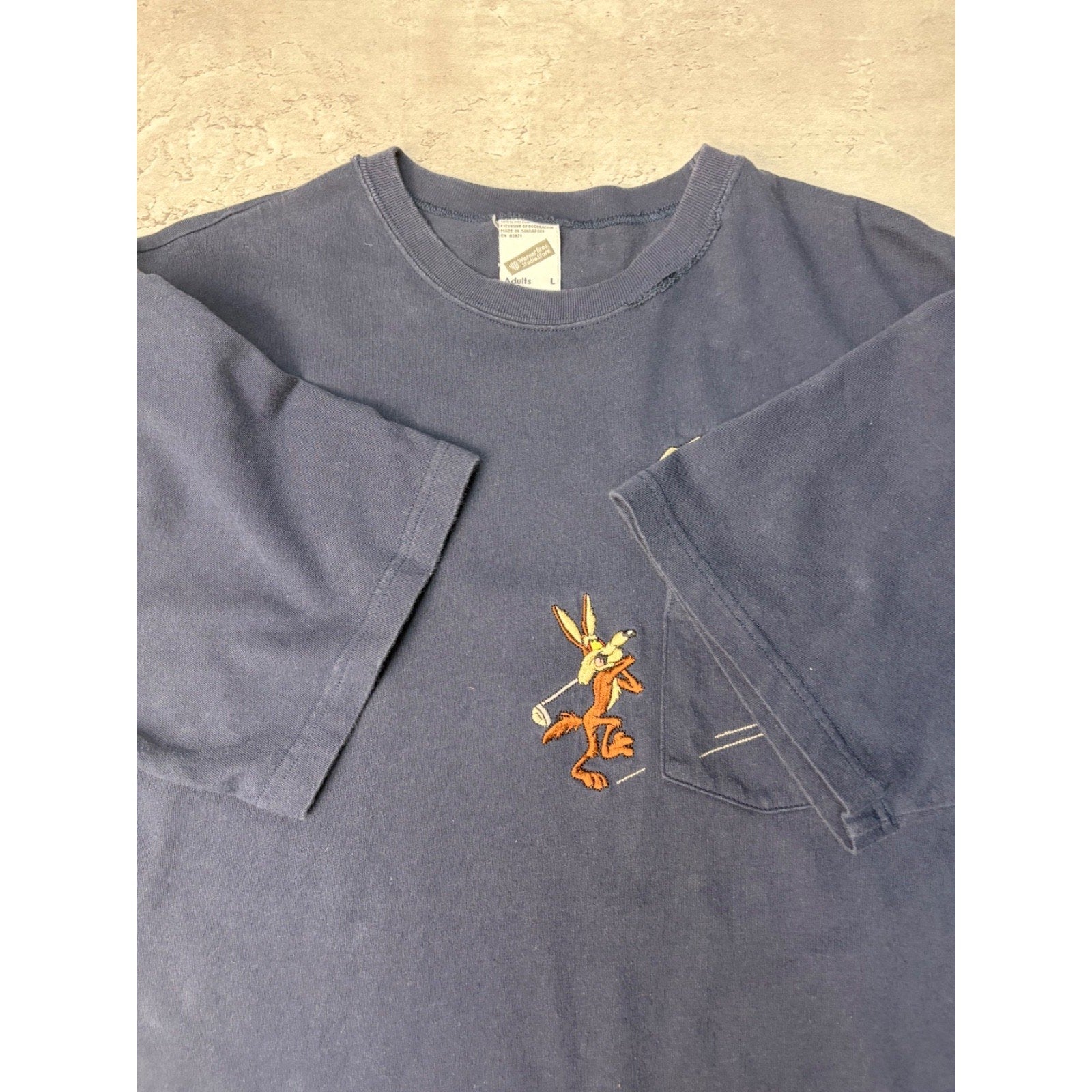 1998 Looney Tunes Cartoon Character Graphic Tv Show Promo T-Shirt Size Large