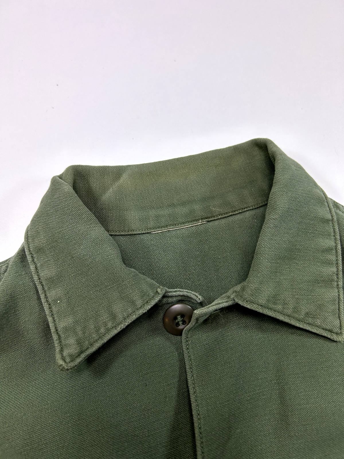 Vintage 80s/90s Army Military Issue Double Pocket Button Up Shirt Size Medium