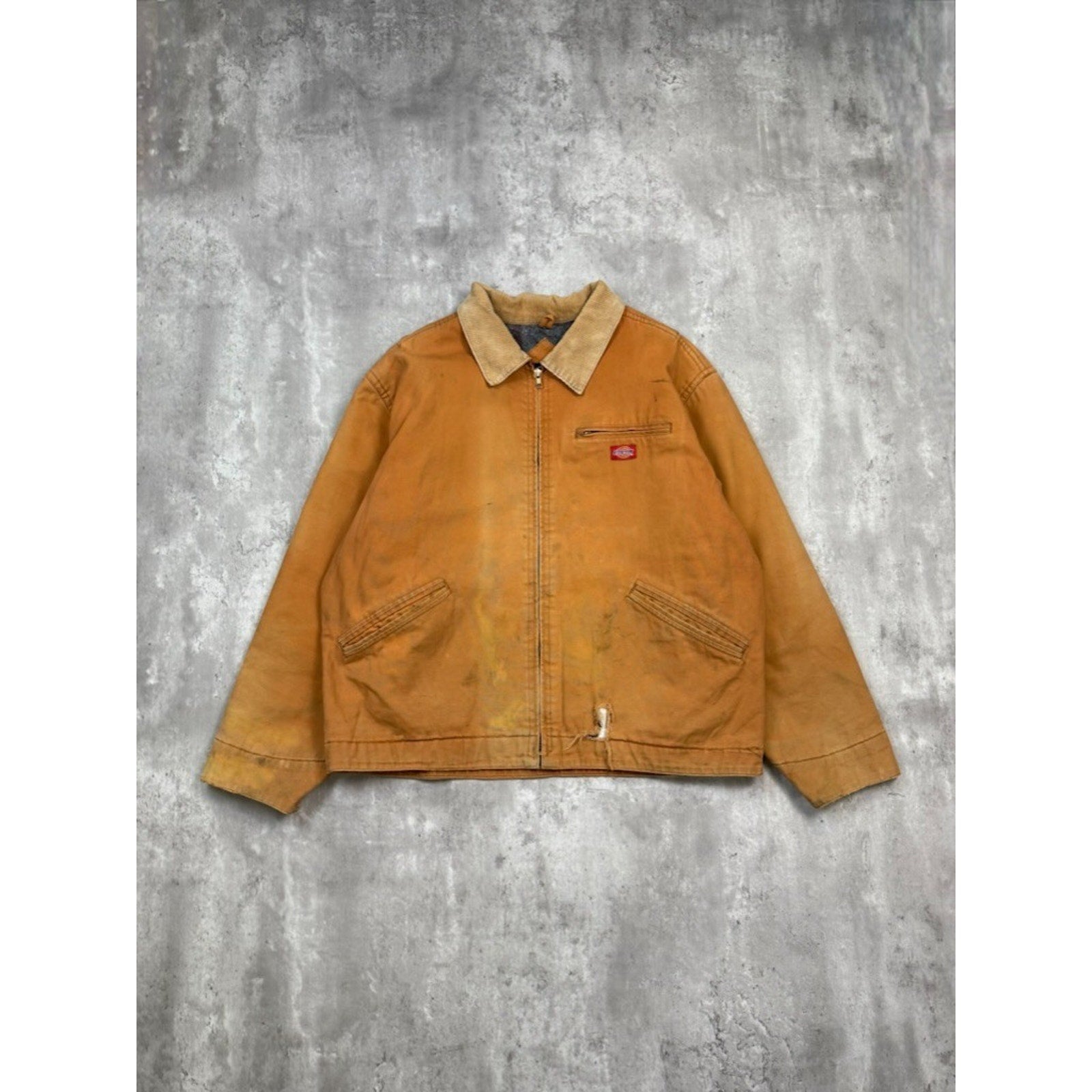 Vintage Dickies Blanket Lined Canvas Workwear Detroit Style Jacket Size XL