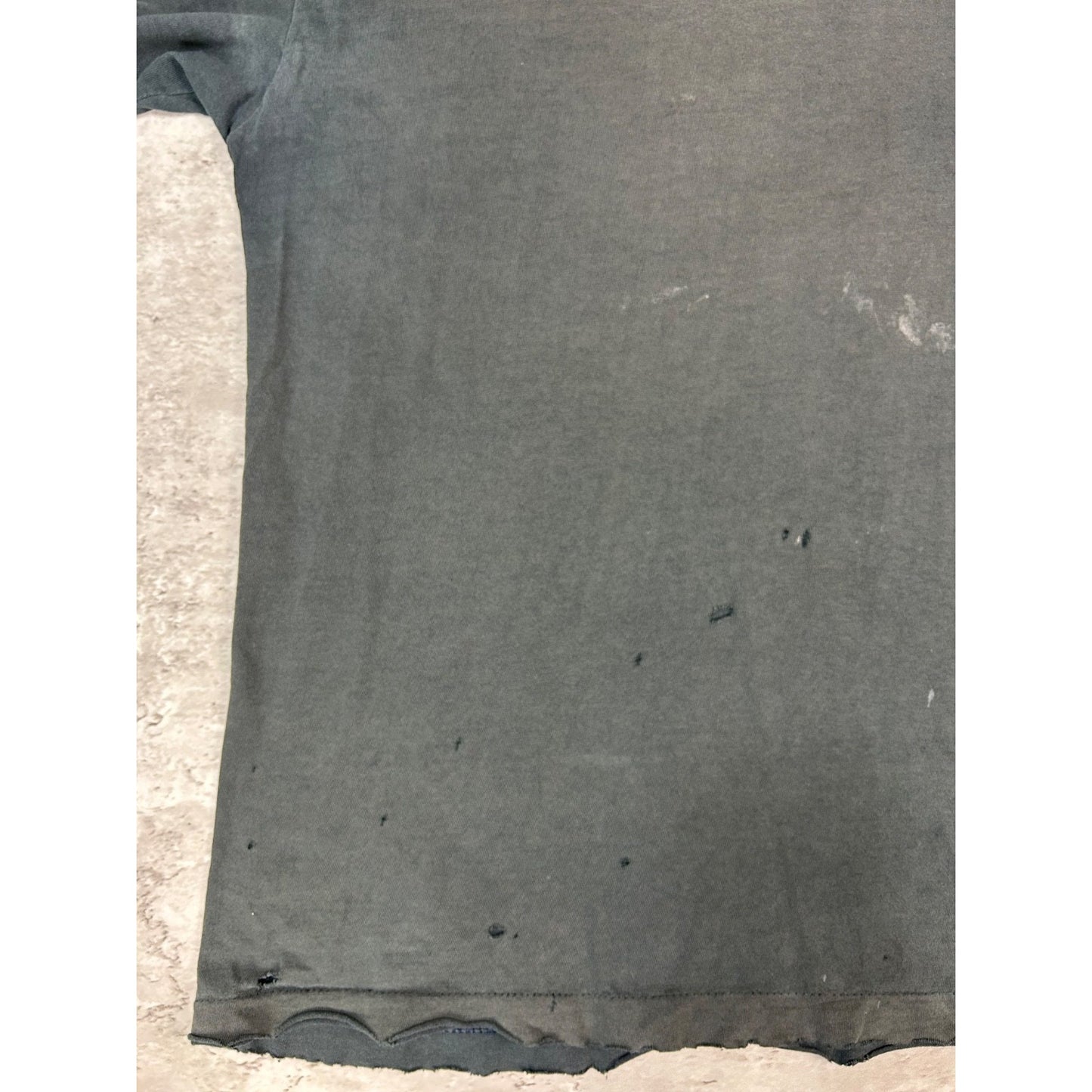 Vintage Y2K No Fear Life Isn't Winning Graphic Slogan T-Shirt Size Large Black