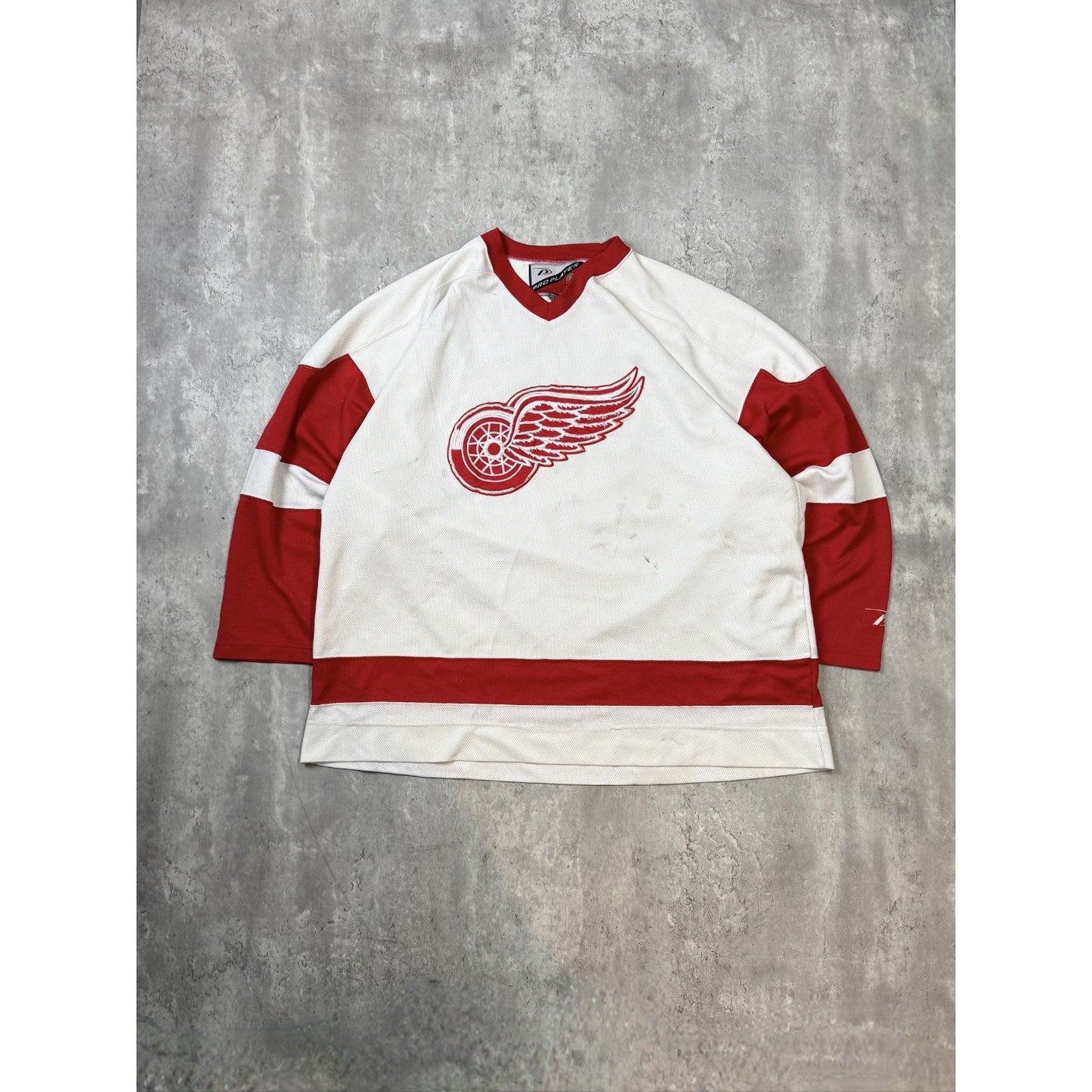 Vintage Detroit Red Wings NHL Stitched Pro Player Hockey Jersey Size 2XL