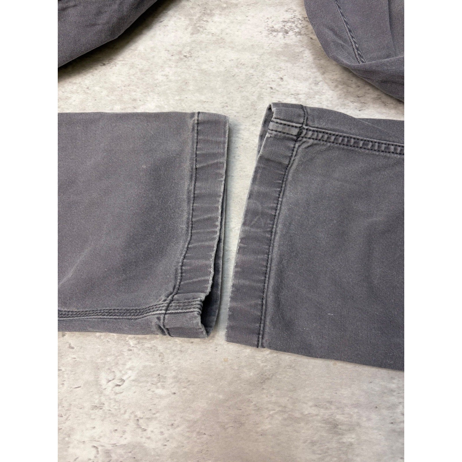 Carhartt Relaxed Fit Canvas Workwear Grey Cargo Pants Size 35
