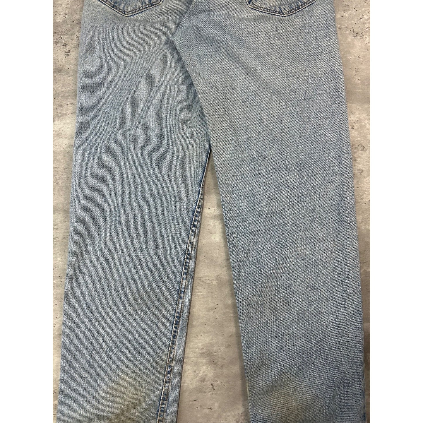 Vintage 90s Levis 550 Red Tab Light Wash Denim Pants Size 32 Blue