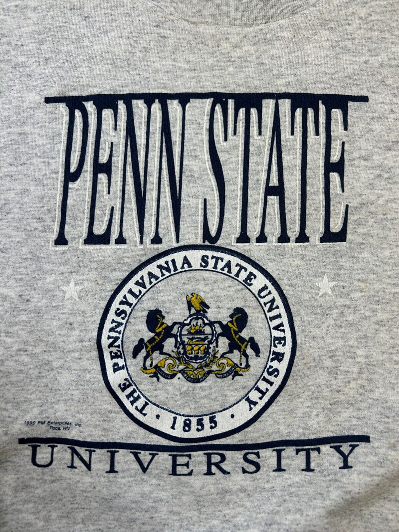 Vintage 1990 Penn State Nittany Lions Collegiate Crest Sweatshirt Size Large