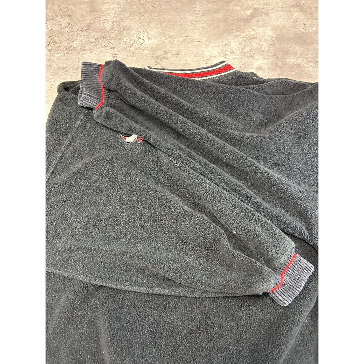 Vintage 90s Chicago Bulls NBA Embroidered Starter Fleece Sweatshirt Size XL