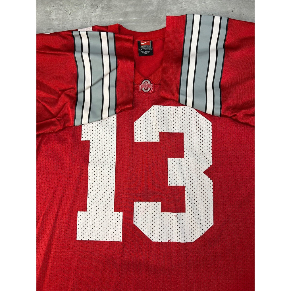 Vintage Ohio State Buckeyes #13 NCAA Nike Football Jersey Size Medium