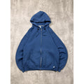 Vintage Russell Athletics Blank Hooded Full Zip Sweatshirt Size Large