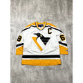 Vintage Jaromir Jagr #68 Pittsburgh Penguins NHL CCM Hockey Jersey Size Large