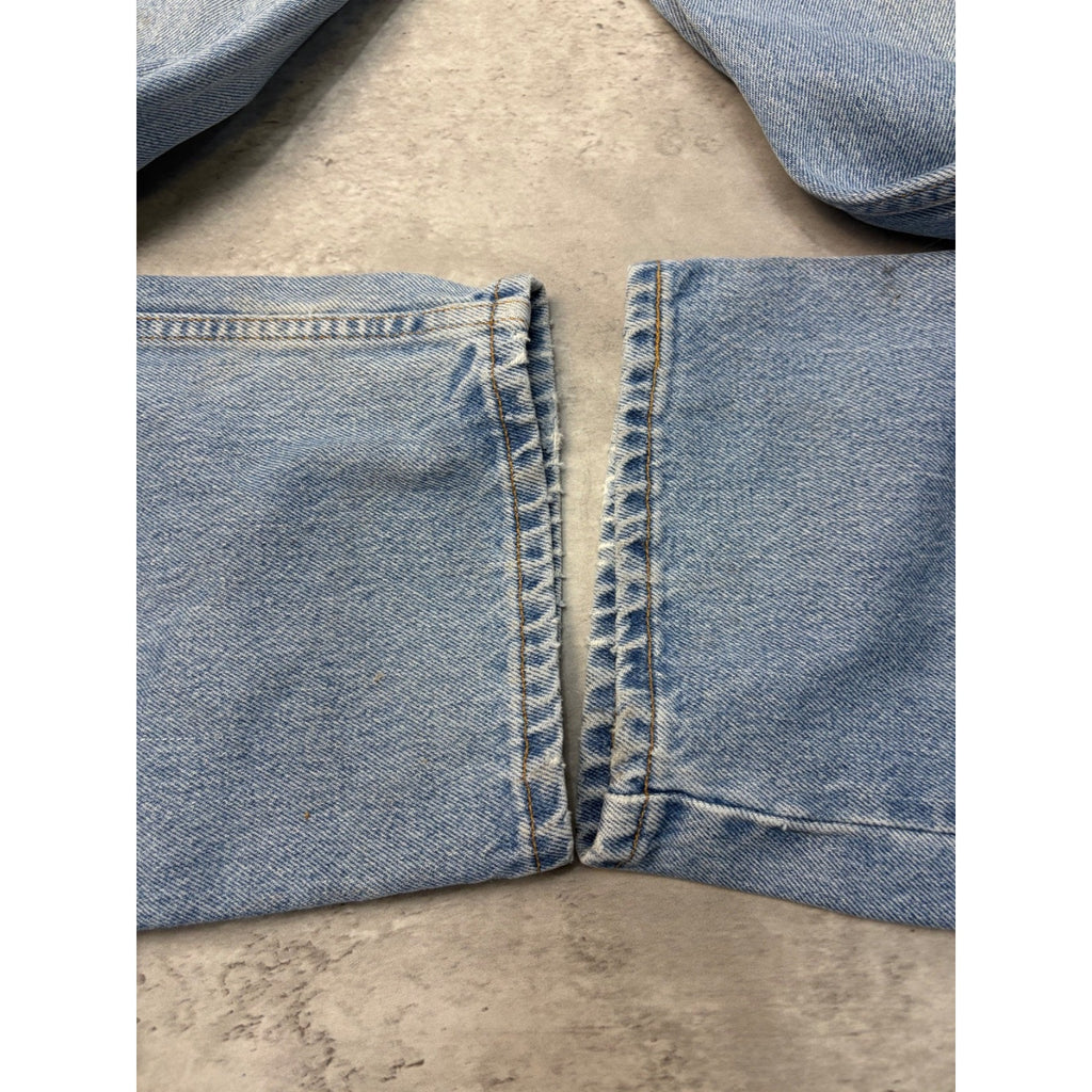 Vintage 90s Levis 550 Red Tab Relaxed Fit Light Wash Denim Pants Size 38
