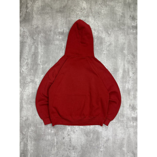 Vintage 1993 Kansas City Chiefs NFL Graphic Spellout Hooded Sweatshirt Sz Large