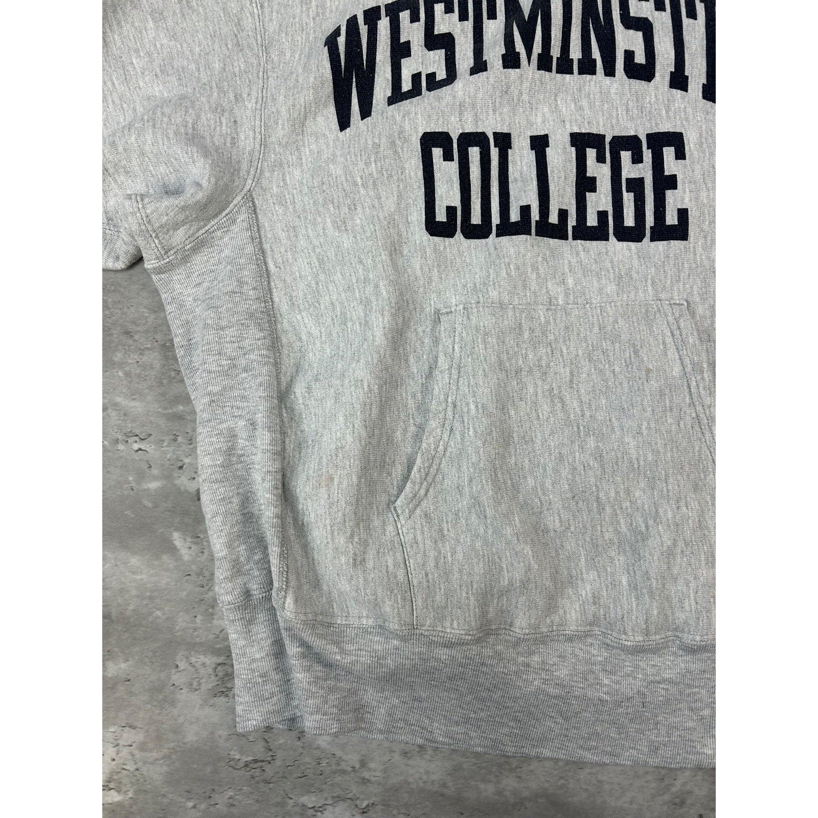 Vintage 80s Westminster College NCAA Champion Reverse Weave Sweatshirt Sz Large