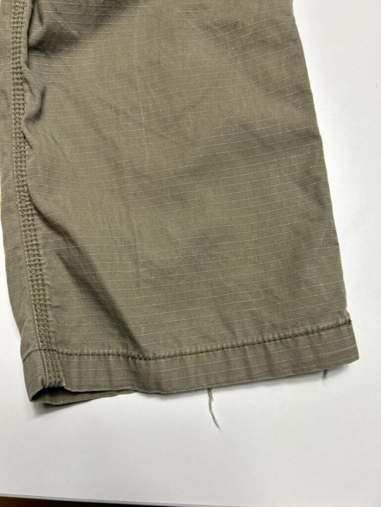 Carhartt Relaxed Fit Rip Stop Workwear Cargo Pants Size 37W Green