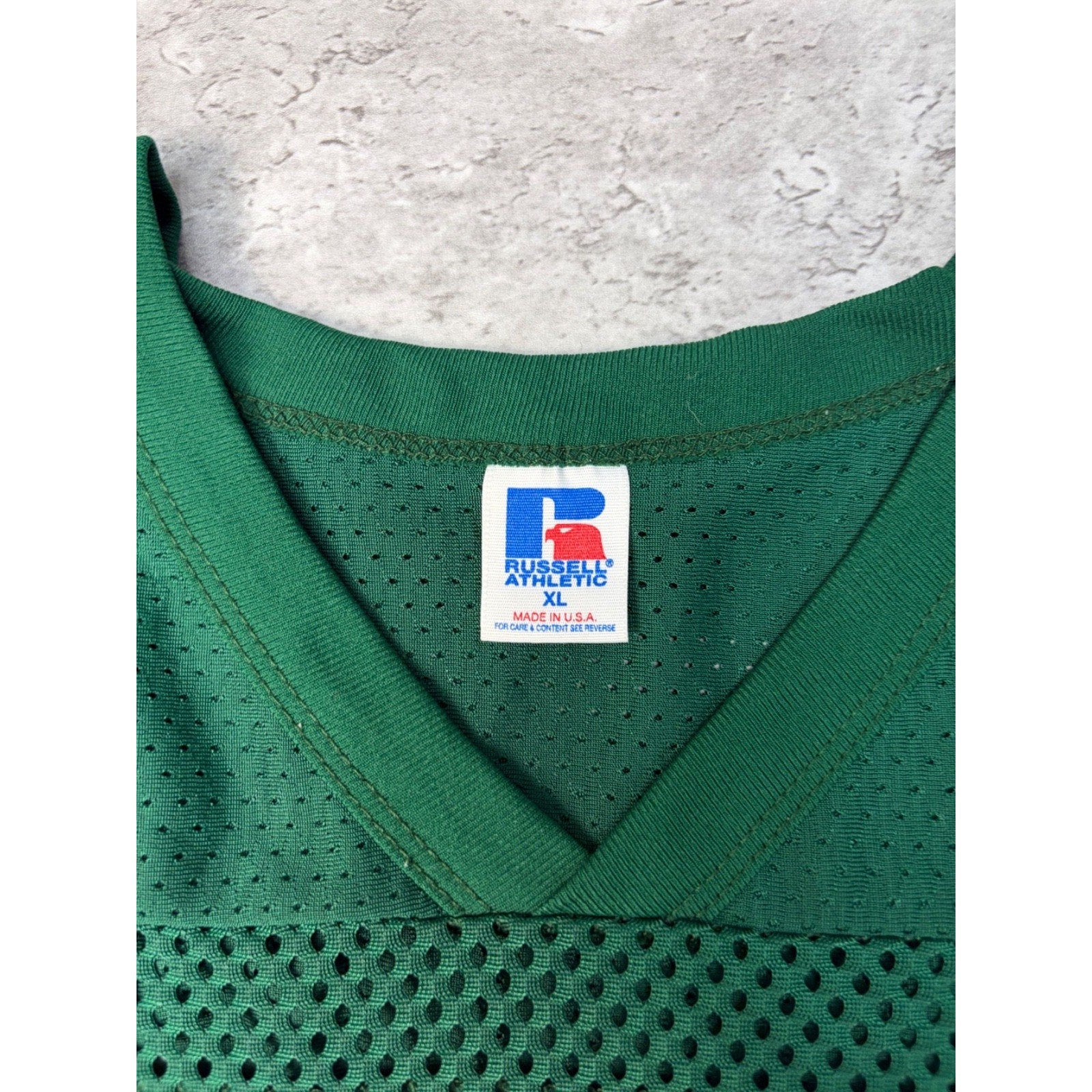 Vintage 80s/90s Tulane Wave #60 NCAA Loose Mesh Warm Up Football Jersey Size XL