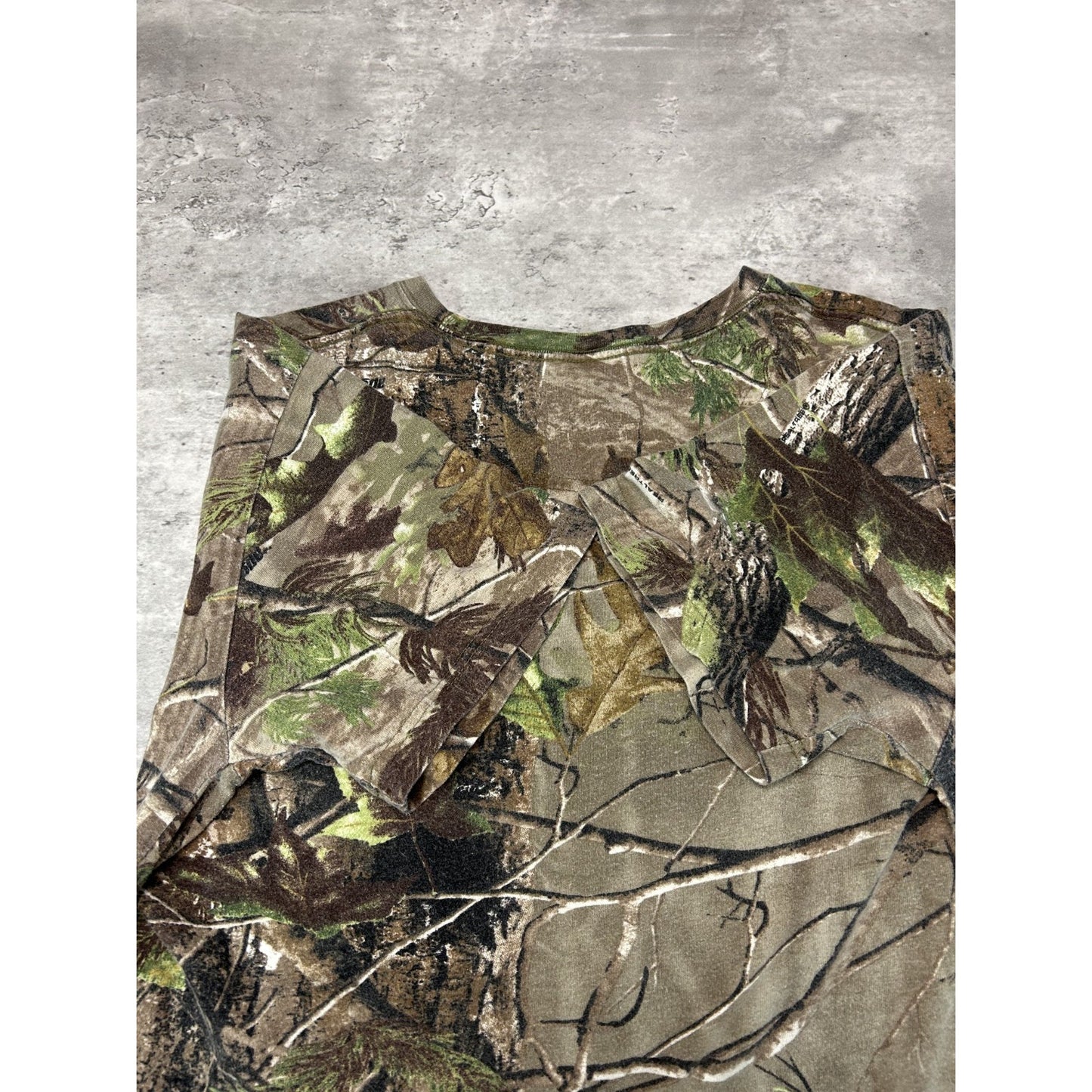 Vintage Code IV Tree Camo Hunting T-Shirt Size Large