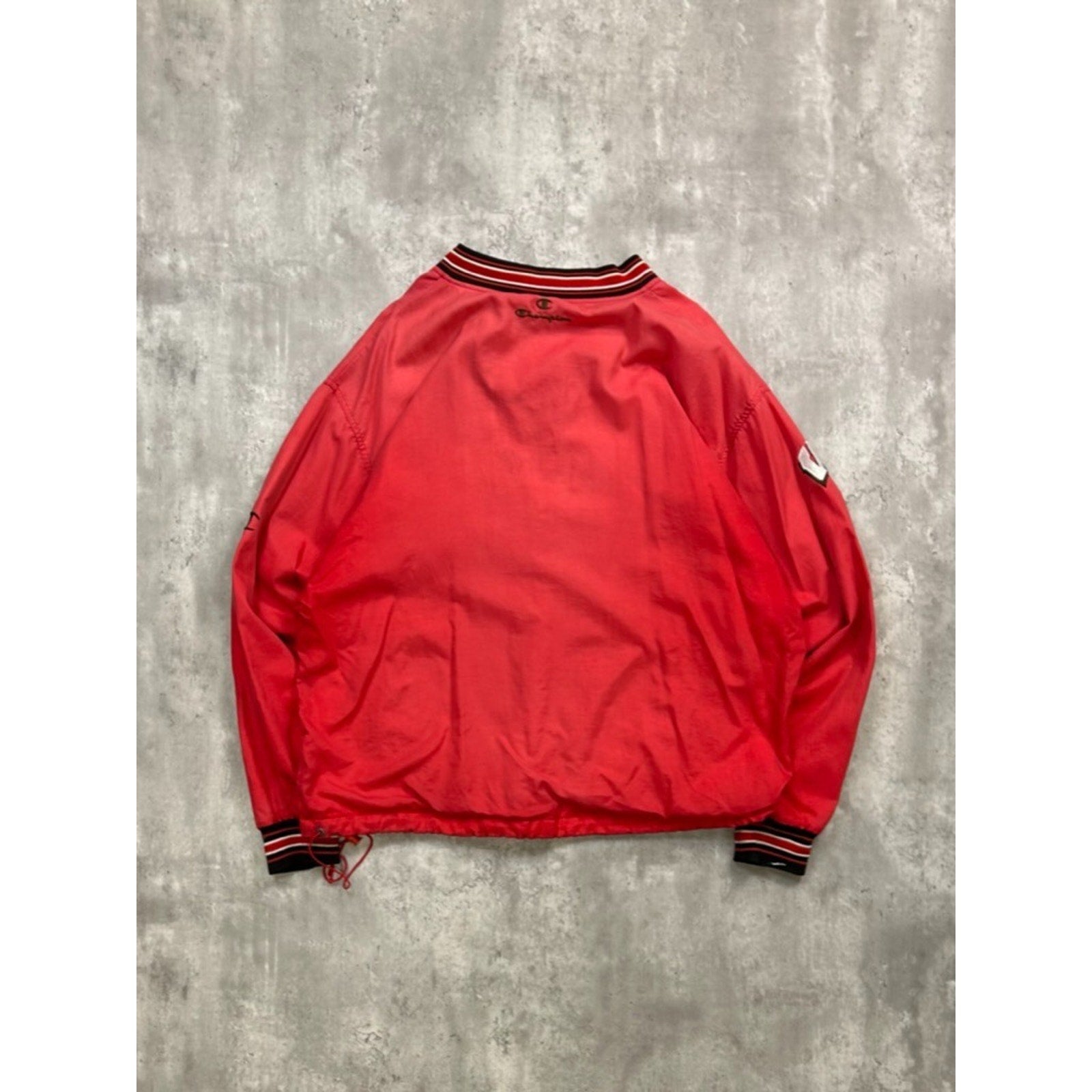 Vintage 90s Wisconsin Badgers NCAA Nylon Pullover Windbreaker Jacket Size XL