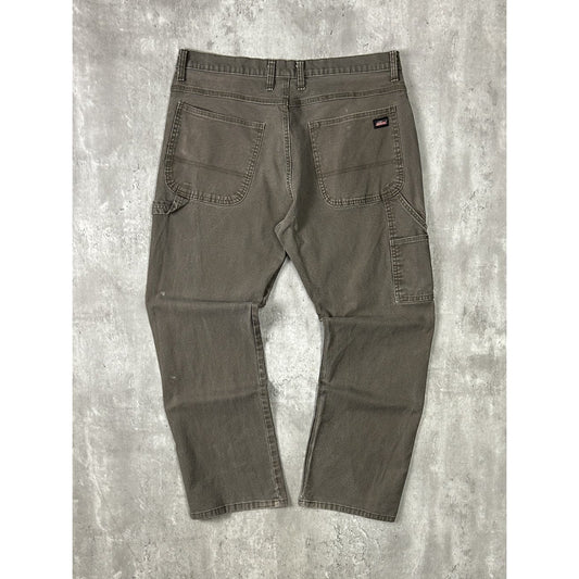 Vintage Dickies Canvas Workwear Carpenter Pants Size 37 Brown