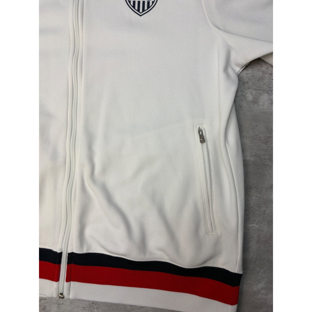 Nike Team USA Olympics Soccer White Full Zip Track Jacket Size XL