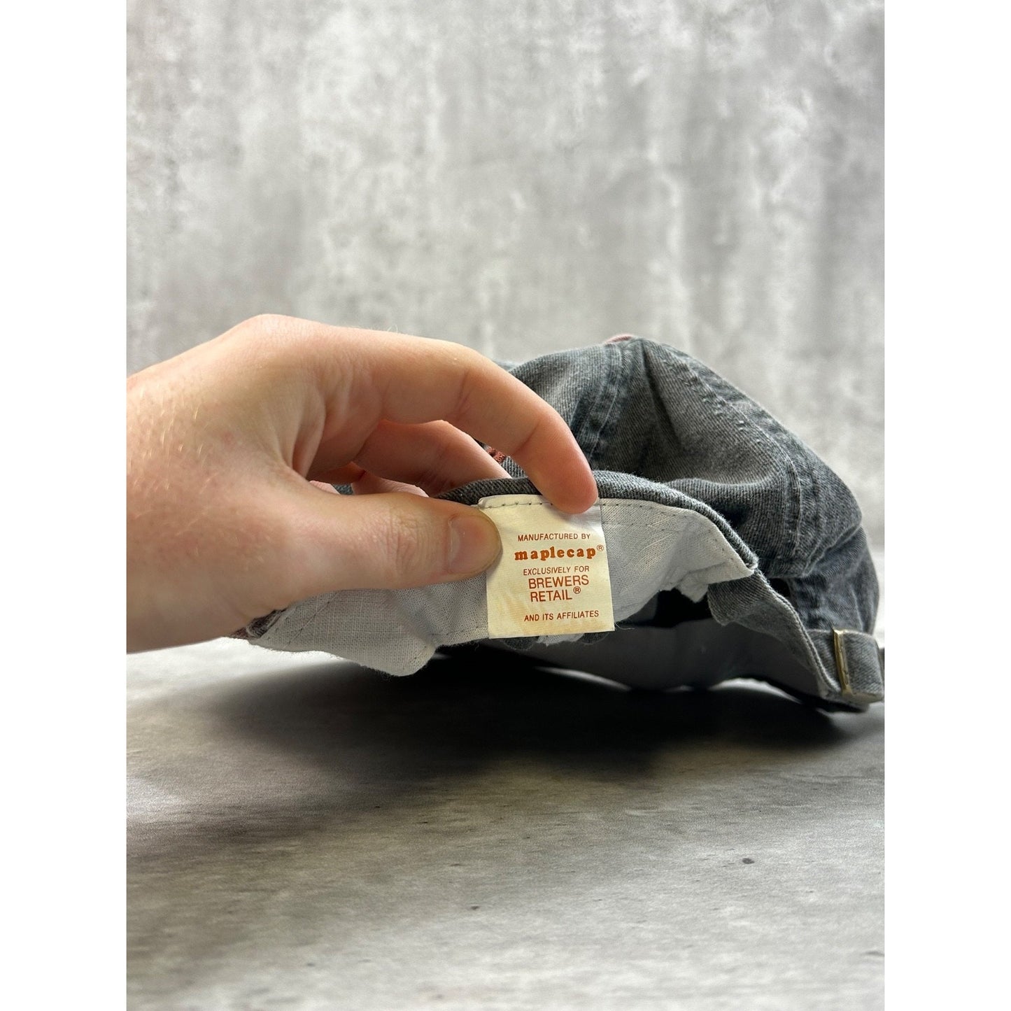 Vintage Formosa Embroidered Cursive Embroidered Spellout Strapback Hat OSFA