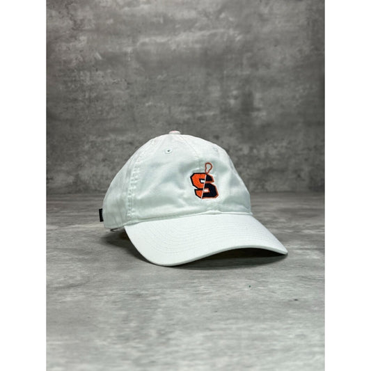 Vintage Syracuse Orangemen Lacrosse NCAA Embroidered Logo Strapback Hat OSFA
