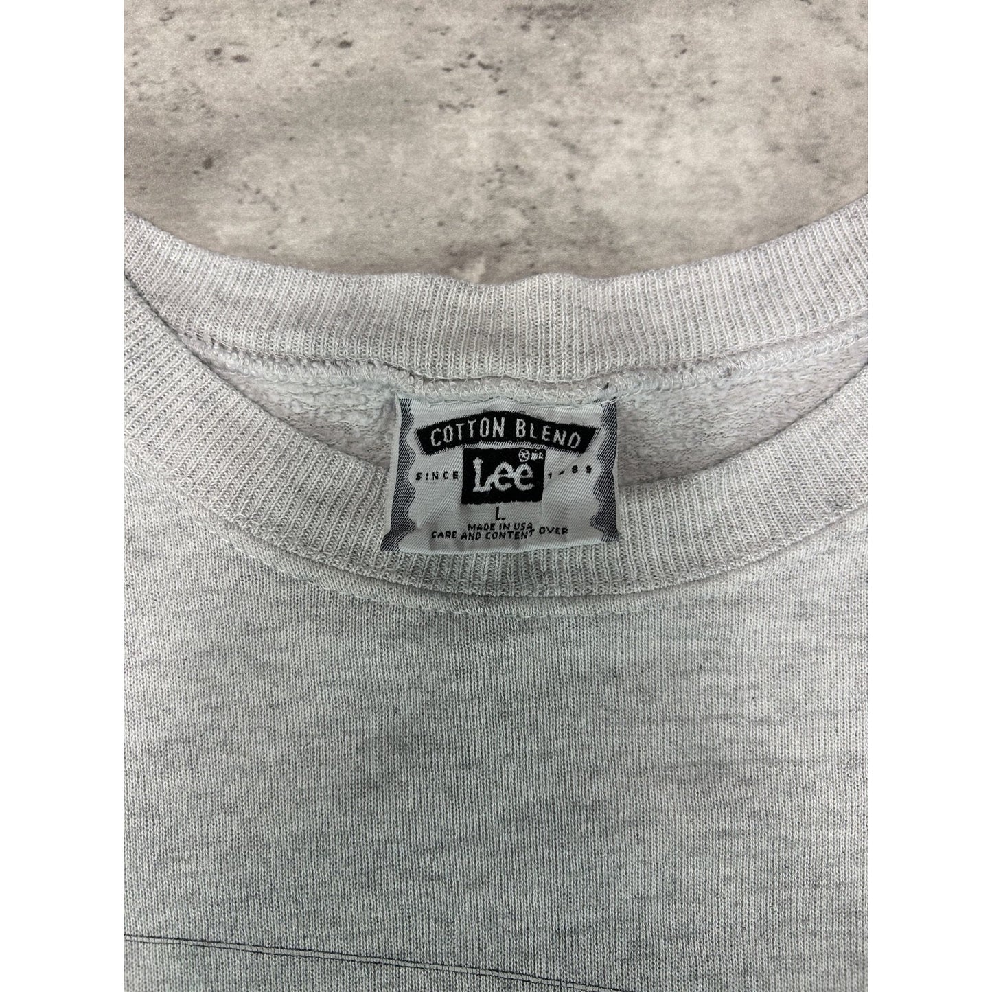 Vintage 90s Bass Fishing Nature Animal Graphic Sweatshirt Size Large