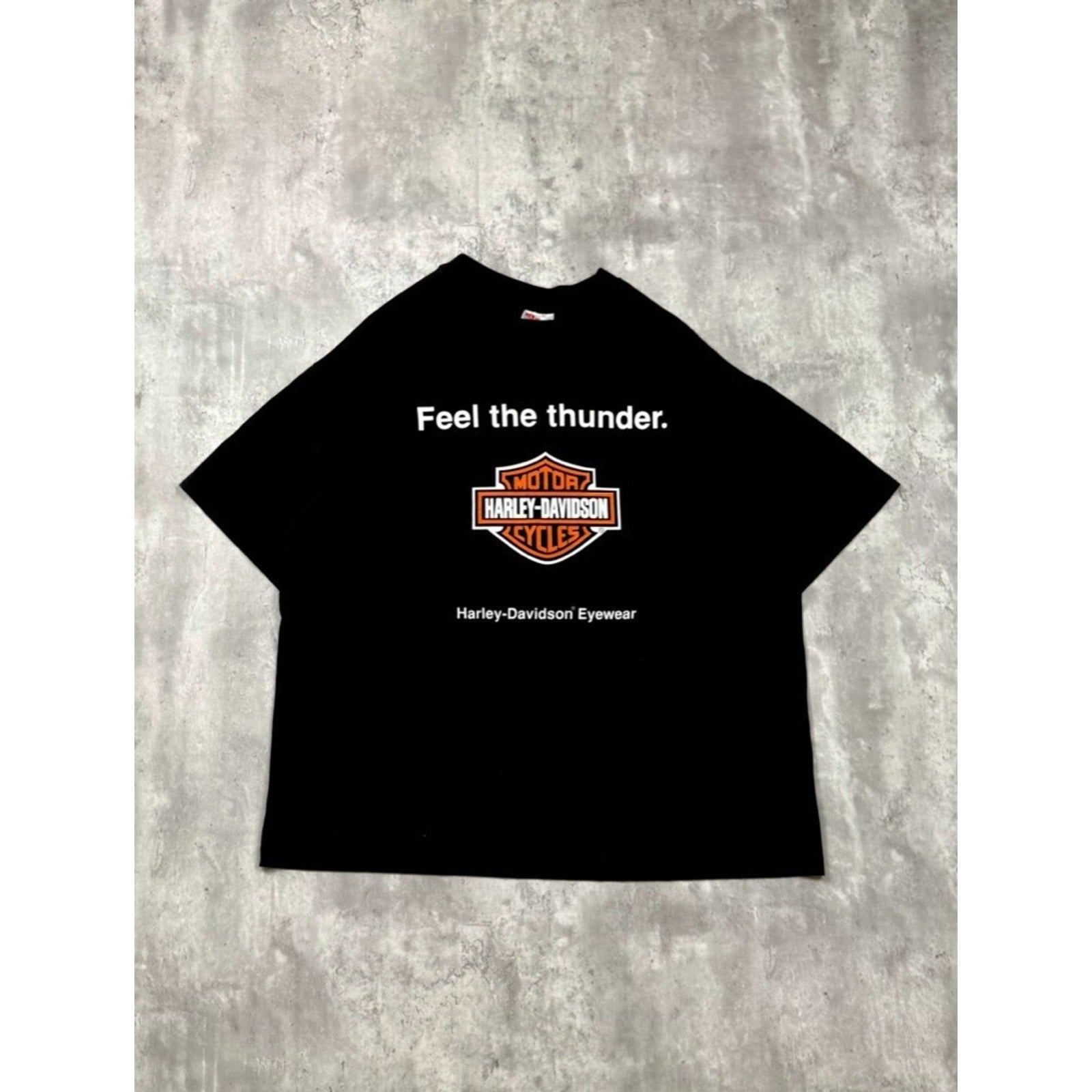Vintage Harley Davidson Eyewear Feel The Thunder Graphic T-Shirt Size XL
