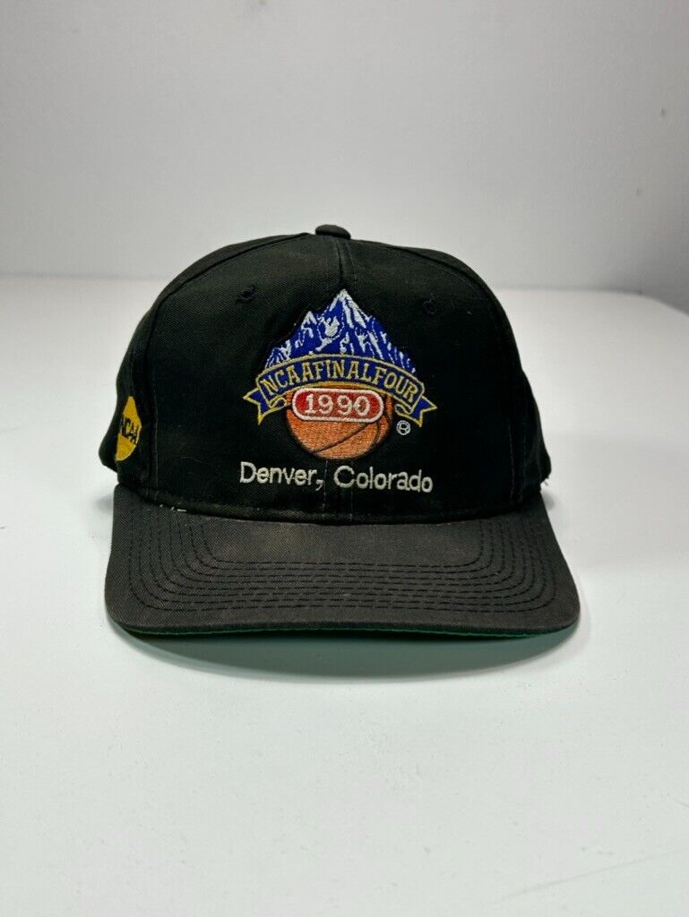 Vintage 1990 NCAA Basketball Final Four Sports Specialties Snapback Hat OSFA