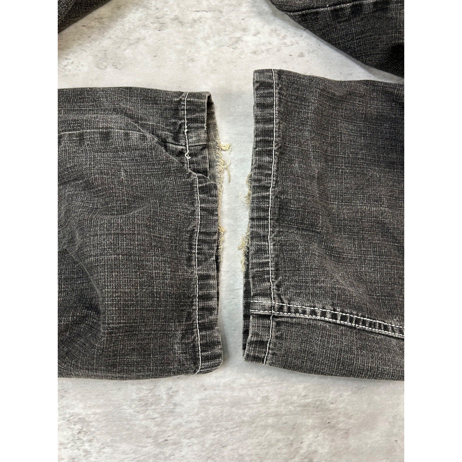 Vintage Y2K Southpole Faded Baggy Fit Black Denim Pants Size 42