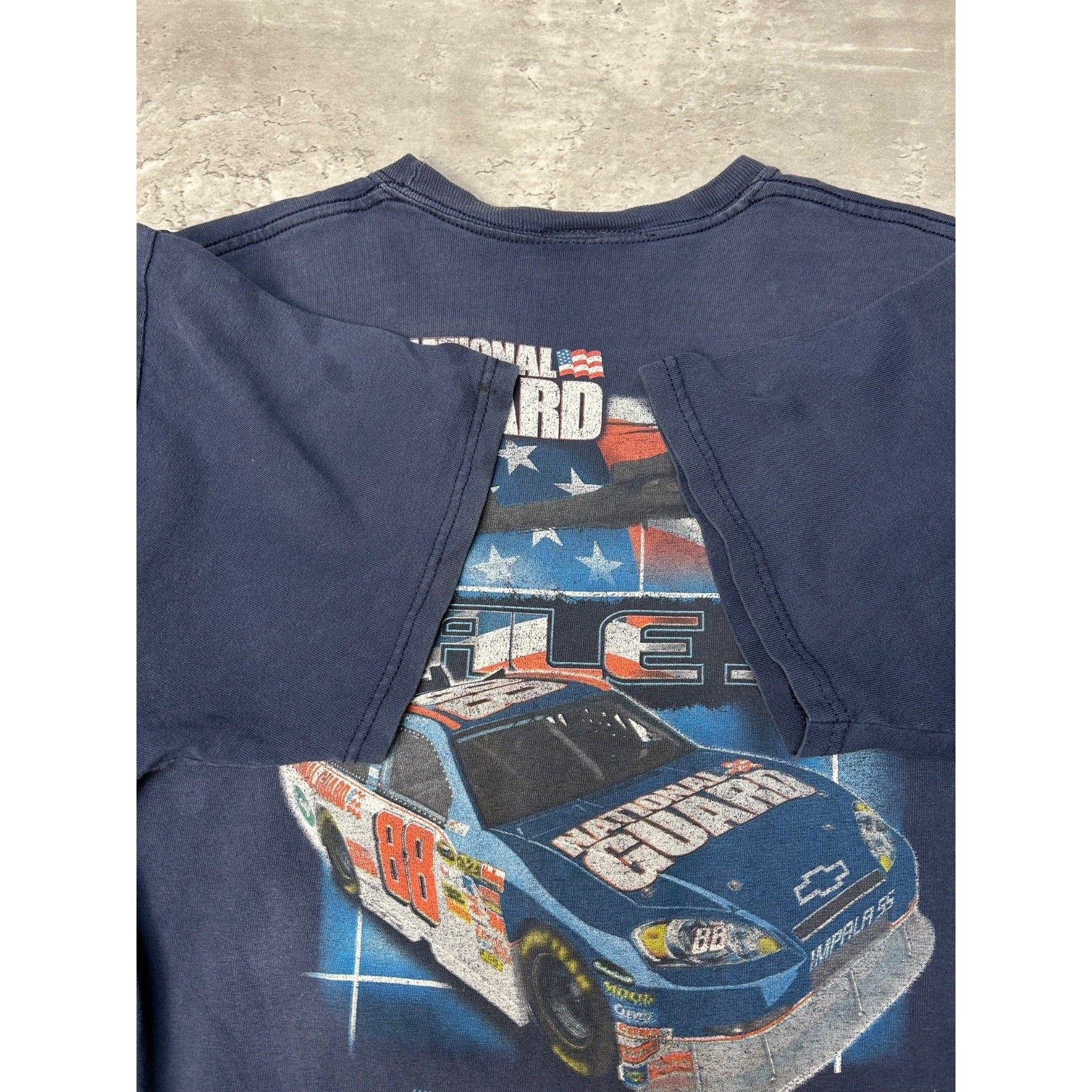 Vintage Dale Earnhardt Jr #88 National Guard Racing Nascar T-Shirt Size Large