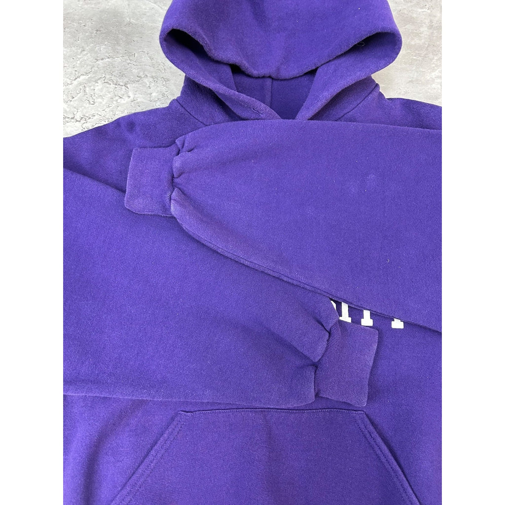 Vintage Furman University Collegiate Spellout Hooded Sweatshirt Size Medium