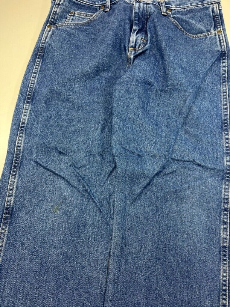 Vintage Wrangler Rugged Wear Dark Wash Relaxed Fit Denim Pants Size 36