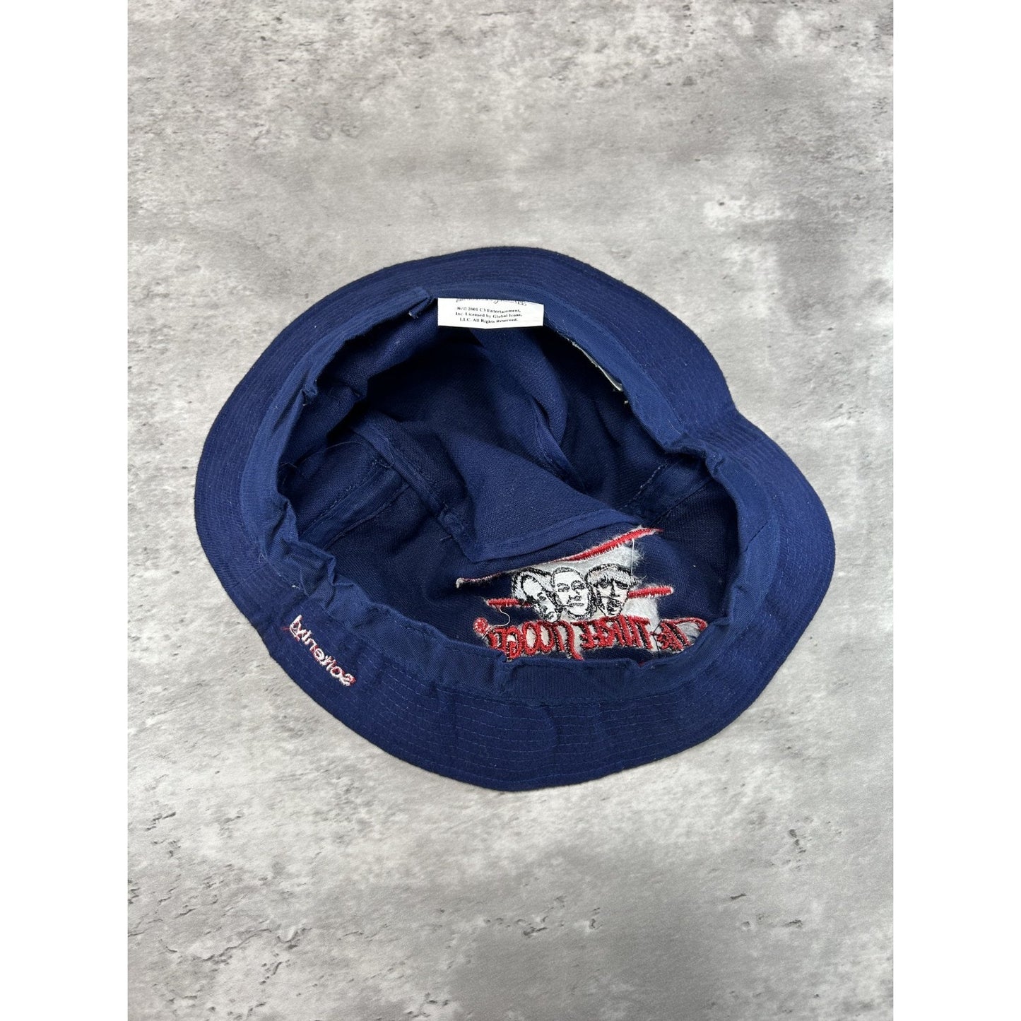 Vintage 2001 The Three Stooges Embroidered Characters Bucket Hat OSFA