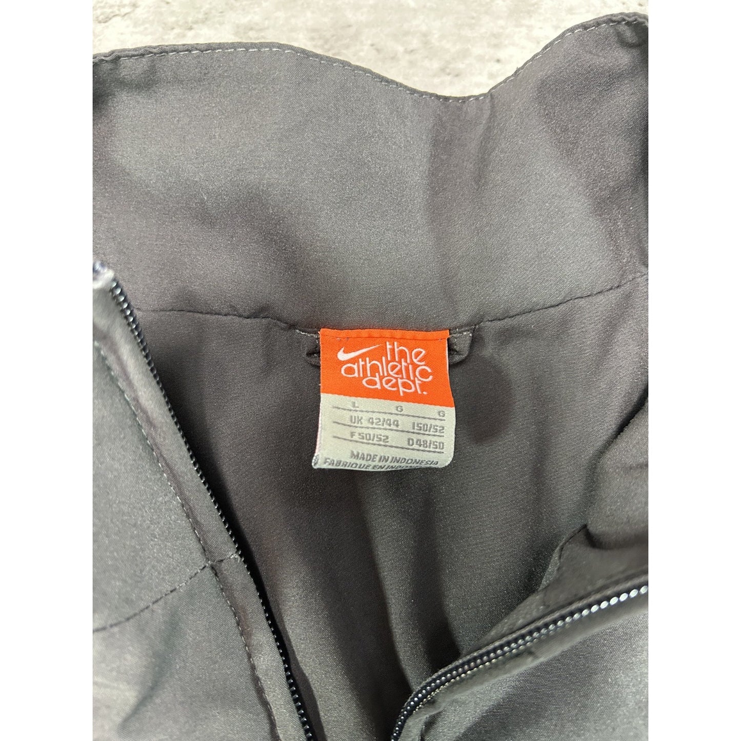 Vintage 2000s Nike Embroidered Swoosh Two Tone Nylon Windbreaker Jacket Sz Large