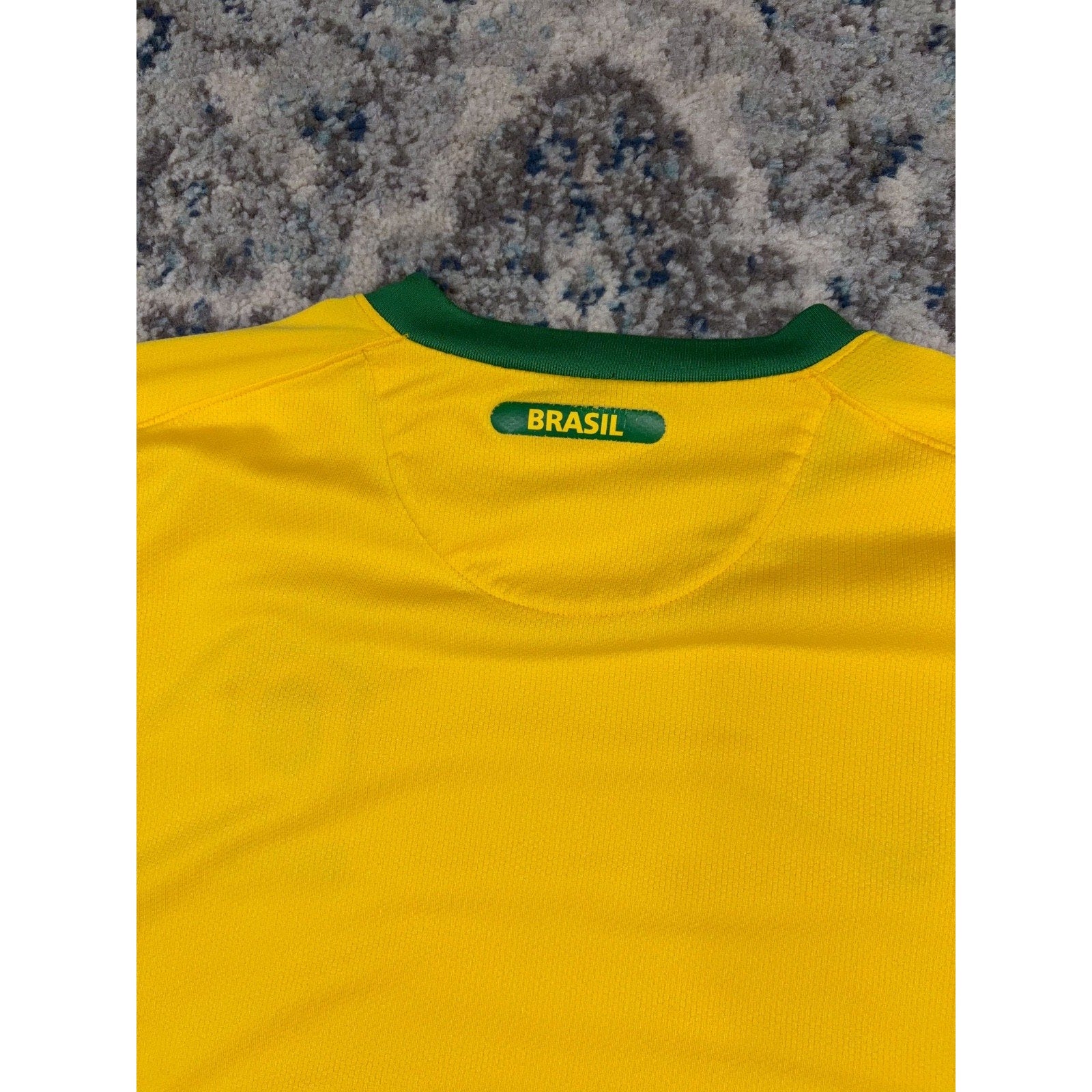 Nike Brazil National Team Embroidered Soccer Jersey Size Large