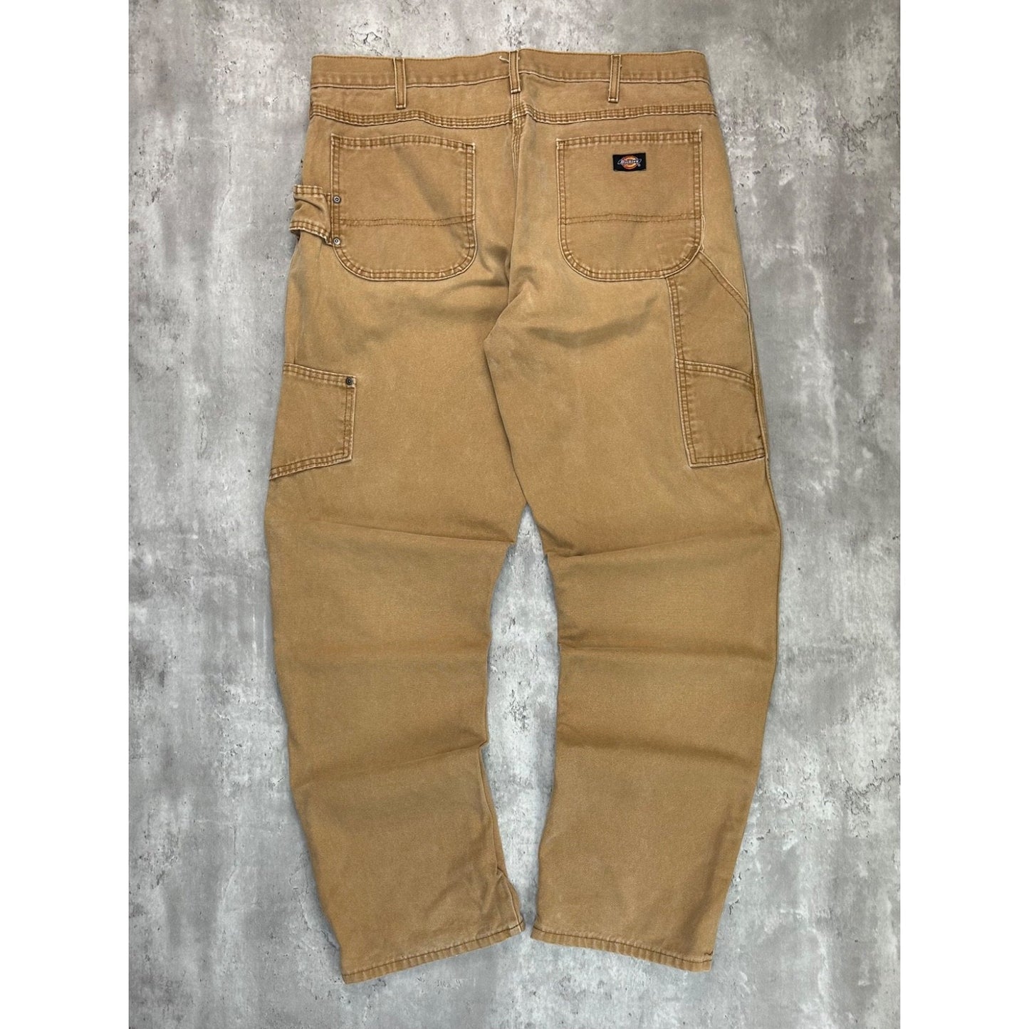 Dickies Canvas Workwear Five Pocket Pants Size 39 Beige