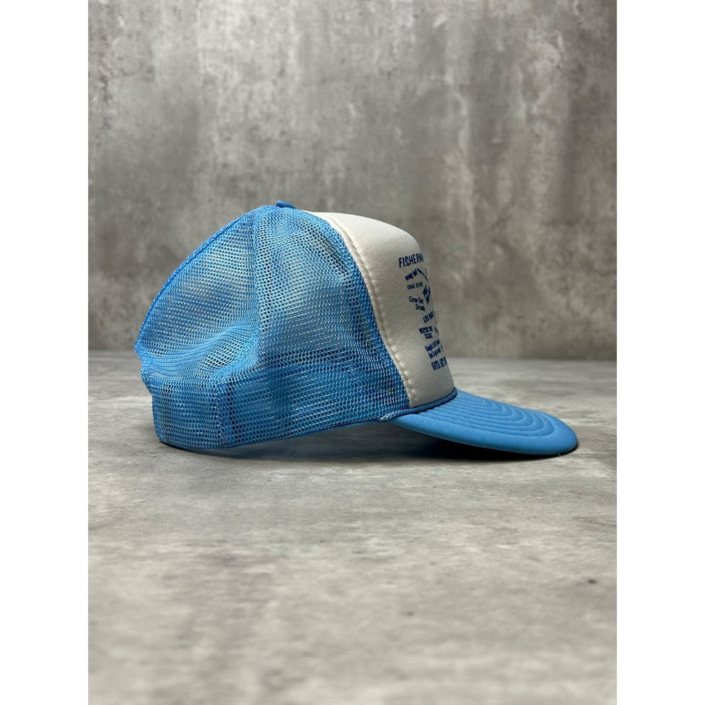 Vintage 80s/90s FIshermans Excuse Comedy Trucker Snapback Hat OSFA