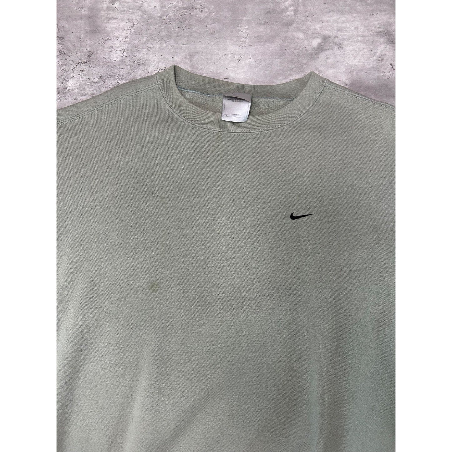 Vintage 2000s Nike Embroidered Mini Swoosh Earth Tone Sweatshirt Size XL